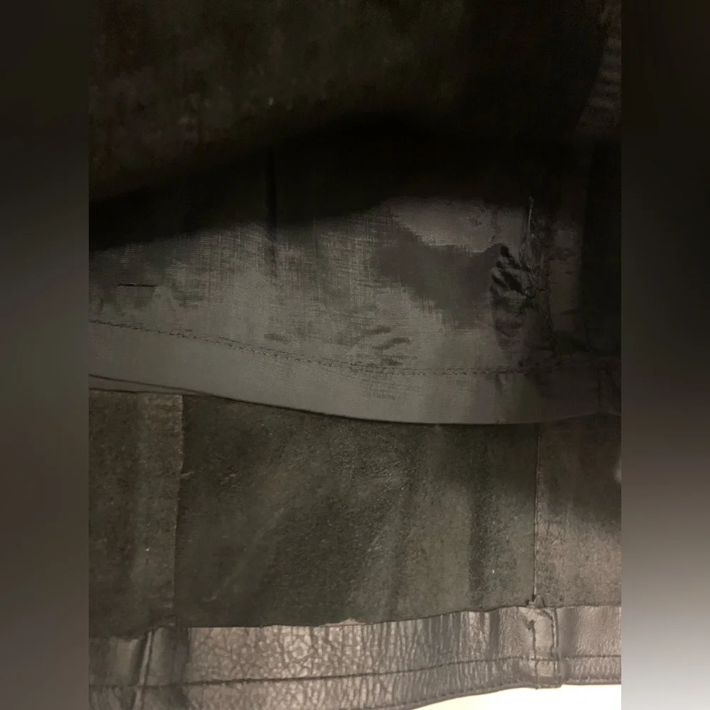 Vintage David Benjamin Collection Black Leather Skirt 🌴
